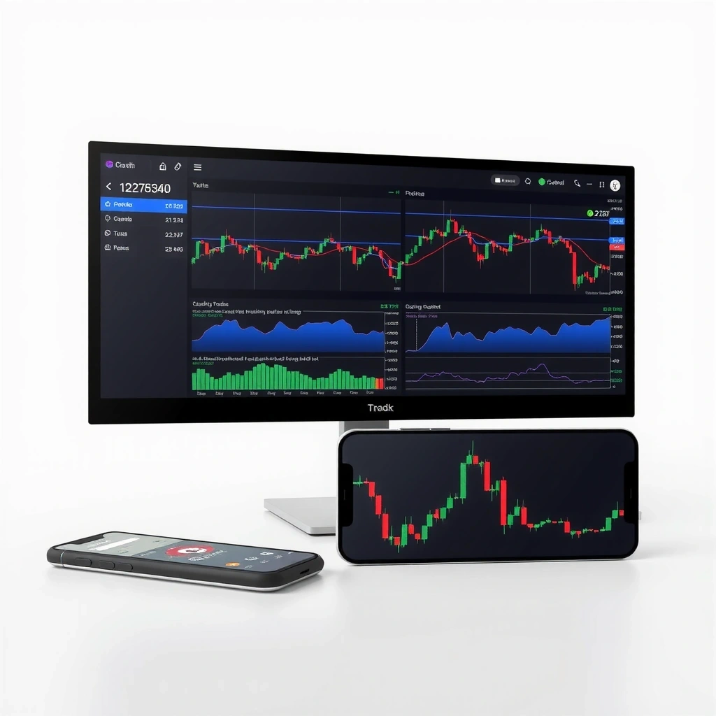 Premium trading analytics dashboard interface